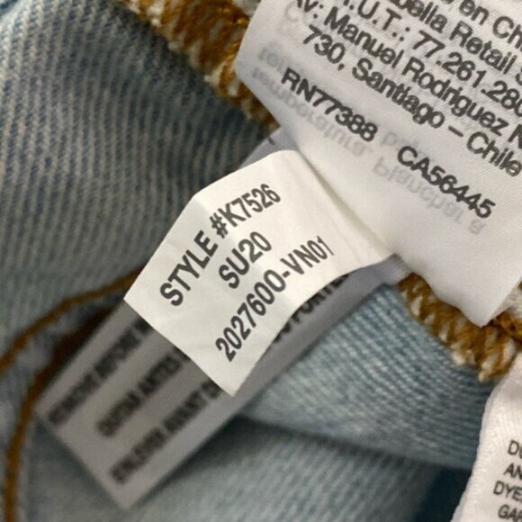 Madewell Curvy Perfect Vintage Jean Womens 28 Blue Extra High Rise 2020 Cotton - Picture 6 of 11